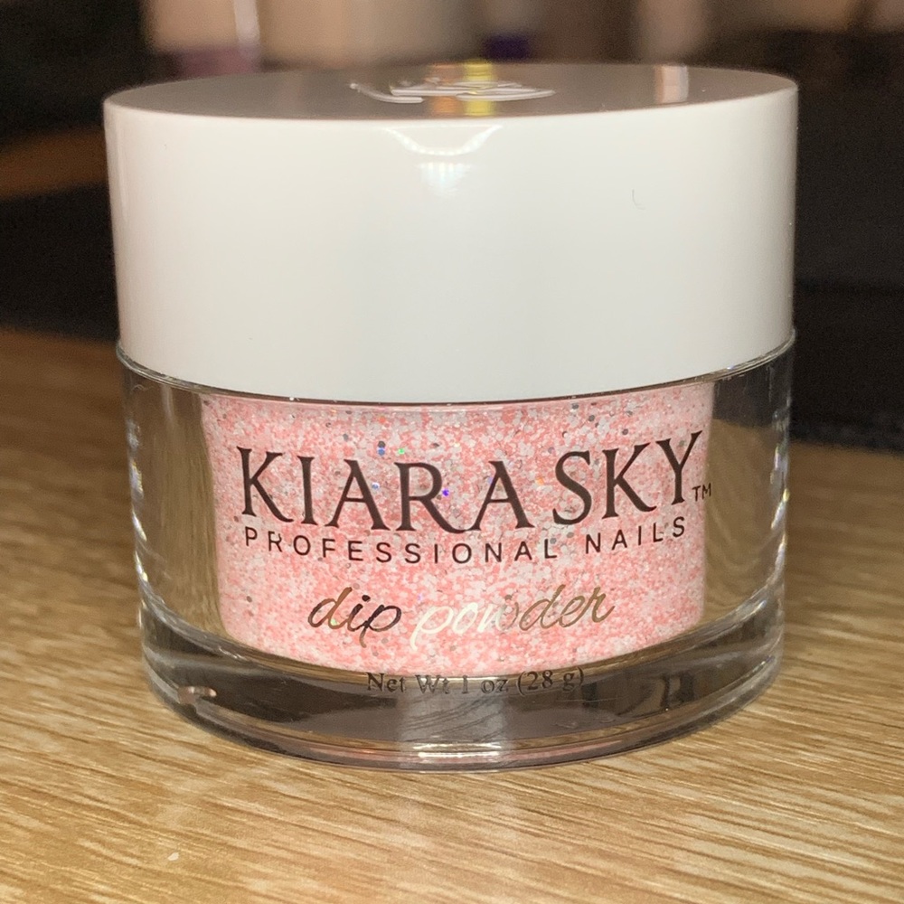 Kiara Sky dip nail powder “Pinking of sparkle”